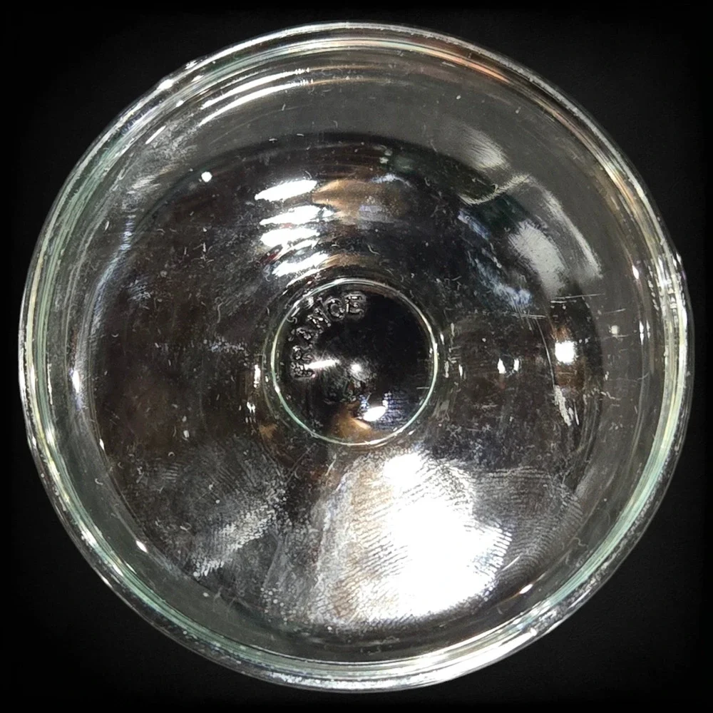 70s Vintage Dark Red Arcoroc Luminarc France Stem Cocktail Cordial Glass 8 Oz